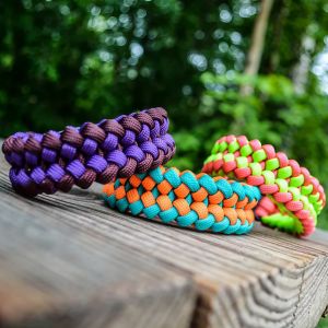 Handwoven Short Couple Sports Wrist Rope Adjustable Outdoor Survival Emergency Rope for Outdoor Activities And Emergency Use