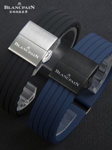 Bao Po Watch Band Rubber Watch Strap Adapted to Moon Phase 6654/6651 50 50 Search Sports Silicone Strap 23mm