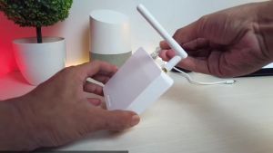 Zemismart Zigbee Hub with Antenna Smart Home Bridge Wired Gateway with Network Cable Work with Tuya Smart Life App