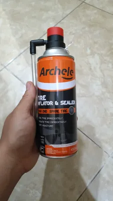 tambal ban tubles archele 450 ml mobil dan motor cairan tambal ban tubles anti bocor mobil motor