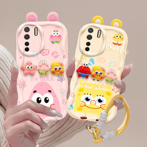 Oppo A91 A92S Phone Case Silicone Protective Cover Full Protection Anti-Fall 3D Cartoon Design Eco-Friendly Soft Shell for Women