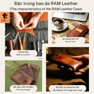 Bao da Siêu bền cho Zippo màu nâu