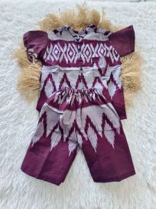 Baju batik anak laki-laki usia 1-3 tahun//setelan batik anak cowo