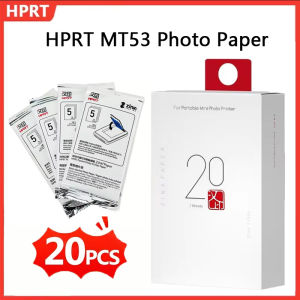 Niimbot | HPRT MT53 Color Photo Paper 10/20/40 Pcs 2x3 Inch Self-Adhesive Sticky-Backed Photo Paper For HD Color Pocket Photo Printer MT53