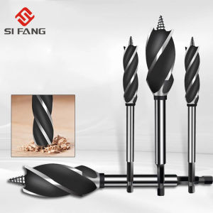 SI FANG 10-35มิลลิเมตรสว่านบิต4สล็อต4ขลุ่ยสว่านเจาะน่าเบื่อบิต1/4 "Hex S Hank งานไม้เจาะความเร็วสูงโคบอลต์เหล็กสำหรับการขุดเจาะไม้ไม้หลุมเลื่อย