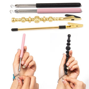 สร้อยข้อมือ Clasp Helper เครื่องมือโลหะเครื่องประดับ Helper คลิปเสริมคลิปจระเข้สําหรับ DIY สร้อยคอนาฬิกา Clasps Assistance TOOL