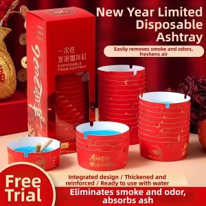 Luxurious Home Car Portable Ashtray Adsorption Smoke Proof