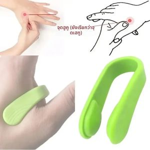 คลิปบรรเทาอาการไมเกรนแบบไม่ใช้ยา 2 ชิ้น |   การกดจุดบรรเทาอาการปวดหัว ความเครียด และความวิตกกังวล |   ดีไซน์พกพาสะดวกและยืดหยุ่น