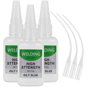 3Pcs Welding High-Strength Oily Glue Multifunctional Universal Super Glue Instant Bonding for Metal Wood Ceramics Leather Glass