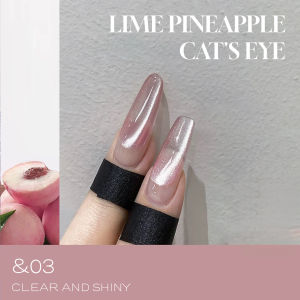 1-20pcs 12ML Summer Red Strawberry Glass Bead Magnet Cat Eye Gel Nail Polish Celebrity Flashing Cat Eye Nail Polish Red Nails