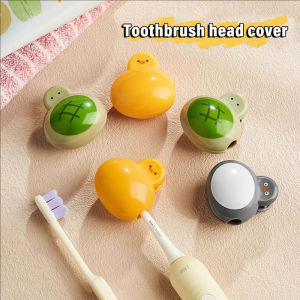 1/3Pcs New Portable Toothbrush Head Cover Cute Cartoon Animal Clip Dustproof Toothbrush Protector Caps Travel Bathroom Accessories