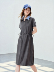 Toyouth | Đầm Thun Polo Color Blocking