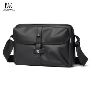 LouisWill Mens Shoulder Bag Waterproof Fashion Bag Leisure Sport Street Bag Phone Bag Travel Bag Business Bag Large Capacity Cross Body Bag Lightweight Casual Bag Sling Bag Bags for Men