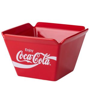 Coca Cola Ceramic Snack Bowl High Temp Heatproof Popcorn Bowl Fruit Bowl Cafe Snack Basket Popcorn French Fries Bowl home decora