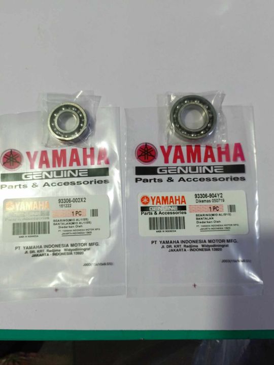 yamaha genuine camshaft bearing set (6002/6904) for MiO sporty/soul/amore Lazada PH