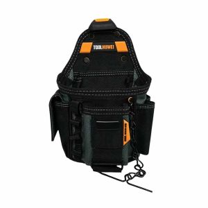 TOOLSTACK Multifunctional Electrician Pouch 13 Pockets Loops 6-Layer Oxford Heavy Duty Durable Quick-Hook Waist Tool Storage Bag