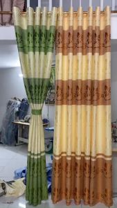 [ GIÁ SỐC] Rèm gấm chiếc lá cô đơn rèm cửa chính cửa sổ Rèm ngăn phòng ngăn giườngcản sáng siêu đẹp
