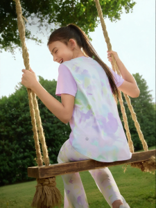 moodytiger | Sun Protection Quick-dry Summer Printed Girls Short-sleeve T-shirt