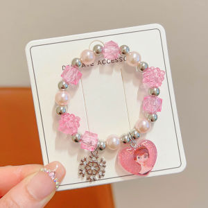 Cute Elsa Theme Bracelet and Bangle For Girls