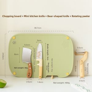 SHUEHO | Baby & Child Safe Chopping Board Knife Set