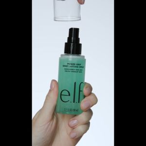 ELF Power Grip Dewy Setting Spray Hydrated Long Lasting Hyaluronic Acid Squalane
