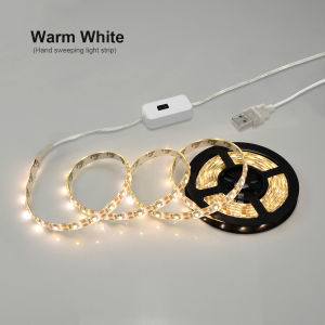 Hand Sweep Motion Sensor Kitchen LED Strip Light USB 5V 1m-5m Smart Sensor Switch Lamp Bedroom Cabinet Closet Home LED Lighting