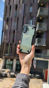 RINGKE® FUSION X Heavy Duty iPhone 17 Augmented Bumper Clear Hard Back Shockproof Superior Protection Protective Case