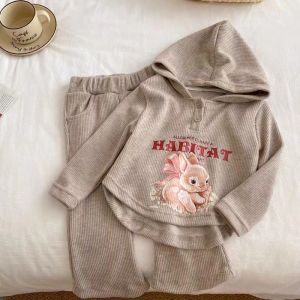 Tagkita | Bộ Quần Áo Len Mềm Dành Cho Trẻ Em Với Áo Khoác Có Zip Và Quần