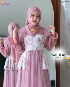 GAMIS ANAK KEBAYA MODERN CANTIK KALUNA GAMIS ANAK LABELLA TERBARU 5- 10 TAHUN TUTU PESTA PRINCESS