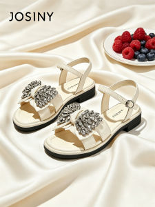 Josiny | Soft Sole Waterdrill Bow Strappy Sandals