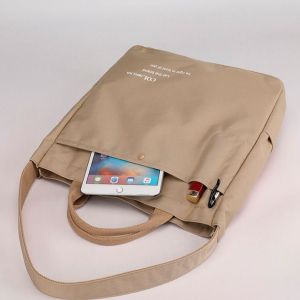 New 2025 Womens Tote Bag Multi-Pocket Nylon Canvas Large Capacity Single Shoulder Handheld Ideal for Commuting And Class