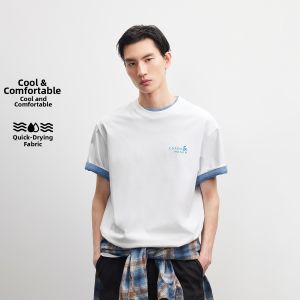 Jack Jones | Sun Protection Quick Drying Soft Comfortable Letter Print Loose Mens T-Shirt