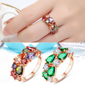 Elegant Personalized Minimalist Zircon Ring