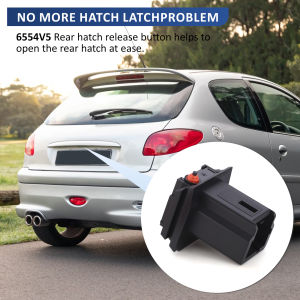 New Boot Release Micro Switch Black 8726V7 Interface For Citroen Xsara Picaso C3 C4 Picasso For Peugeot 206 307 308 407SW 6554V5