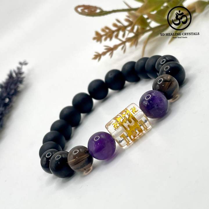 HUNGRY GHOST MONTH PROTECTION BRACELET Semi-Precious Stone