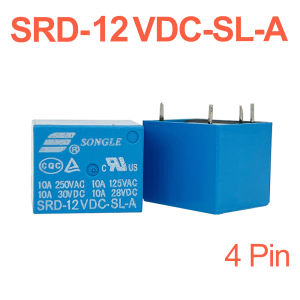 SRD-Series 10A 250VAC Miniature High Power Relay SRD-3V/5V/6V/9V/12V/18V/24V/48VDC-SL-A/C 1 Form C/1 Form A for HVAC PLC Relay