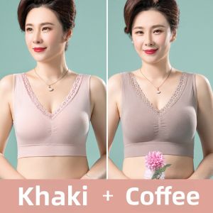 Baisina | Wireless Comfort Elderly Womens Sports Bra Large Size Tank Top Style Summer