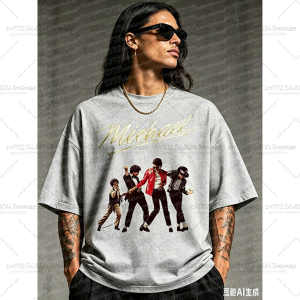 2026 Michael Jackson T-shirt Children Clothing Singer Printed Tops Boy Girl MJ Summer Tee Shirts Casual Clothes  Birthday Gift