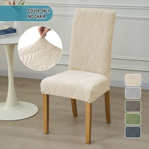 1/4/6pcs Jacquard Chair Covers for Dining Room Stretch Wedding Chair Cover Home Seat Slipcover for Party Banquet Kitchen