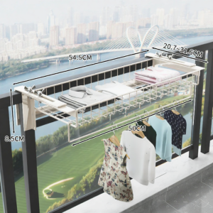 MEIKAIBIN | Extendable Window Balcony Clothes Drying Rack