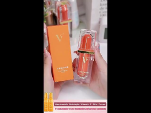 30g Five Vitamin C Tone Up Cream Original Lazy Cream Gluta Whitening Anti-Aging Brightening Facial Skin Sun Protection Deep Hydration Oil Control Concealer Isolation Anti-Wrinkle Long Lasting Natural Makeup VC Cream For All Skin