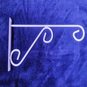 Lantern Bracket Iron Decoration Balcony Hanger Outdoor Flower Rack Wall Hanging Flower Basket Wall Mount Green Radish Hook