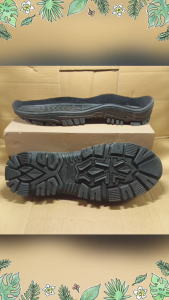 Sol Sepatu Outsole PDL TNI POLRI Karet Mentah Hitam size 38-45 -2015