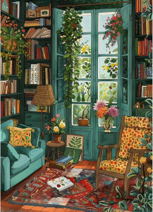 Adult Jigsaw Puzzle A Corner of The Study 500/1000/1200/2000PCS Landscape Puzzle Birthday Gift Room Decor Entertainment Toy