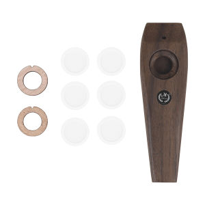 IRIN | Wooden Kazoo Rosewood Kazoo With 6Pcs Kazoo Diaphragms 2 Kazoo Diaphragm Pads Good Companion For Piano Ukulele Violin Guitar