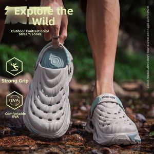 TZLDN | Guốc Nam Chống Trượt Khử Mùi Đệm Khí Cho Trekking Sông Ngoài Trời