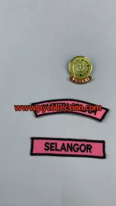LENCANA KADET PUTERI ISLAM BADGE PPIM (FULL SET)