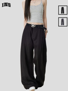 3D Stitched Pleated Casual Trousers