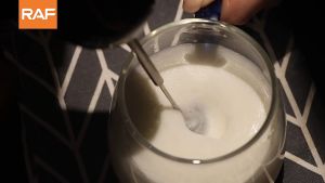 4-in-1 RAF เครื่องกวน ห้องครัวอเนก มือถือ แบบพื้นฐาน เครื่องปั่น เครื่องตี, ฟองนมถึง 3 หลัก, 1 ส่วนร่วม