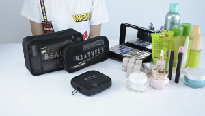 Bộ 3 túi lưới đựng mỹ phẩm du lịch phong cách - H365